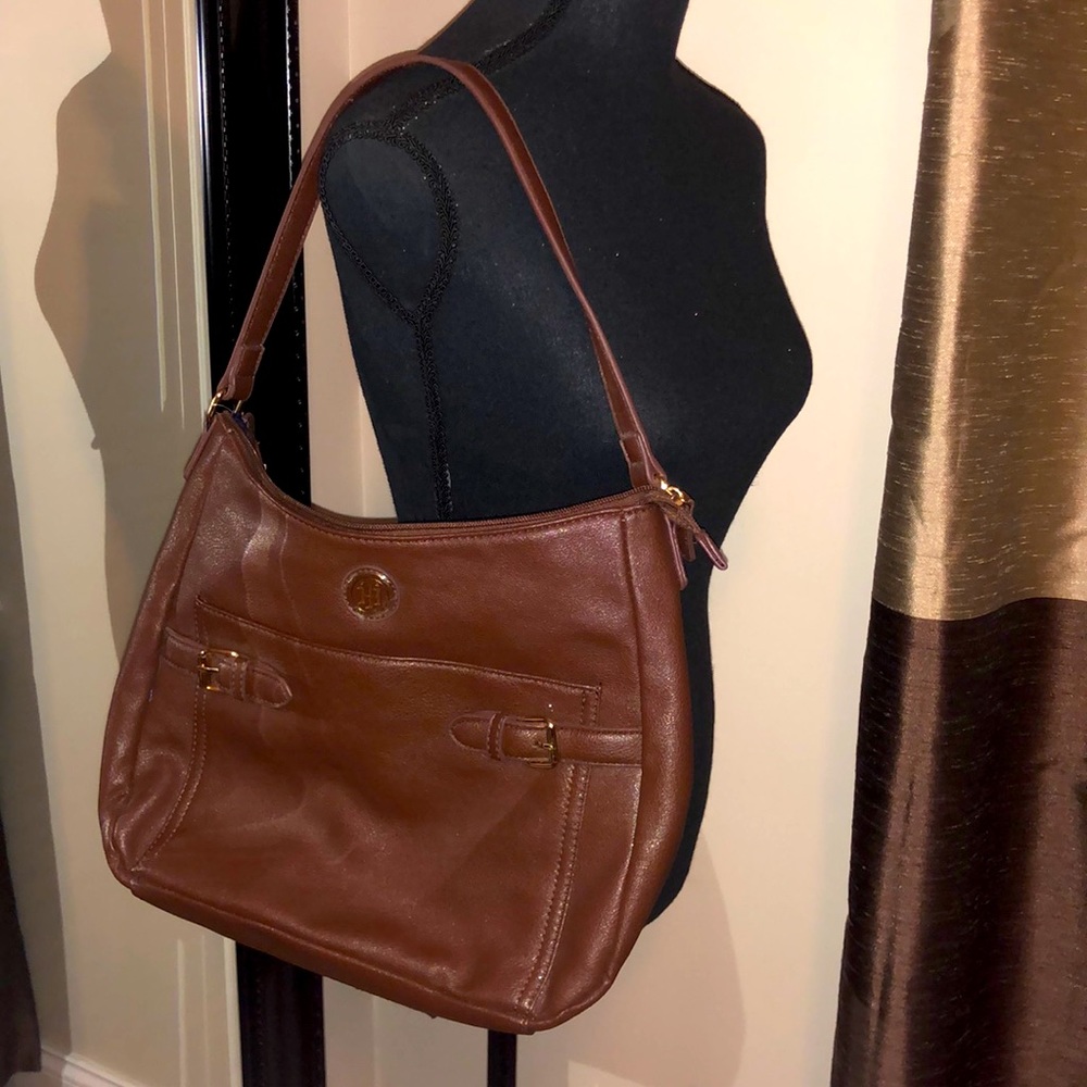 NWT Tommy Hilfiger Hobo Shoulder Bag brown